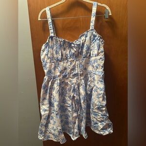 Trixxi Blue Floral Dress